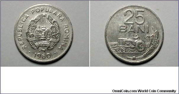 Romania 1960 25 Bani KM# 88 