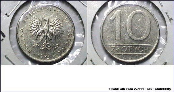 Poland 1986 10 Zylote Y# 152.1 