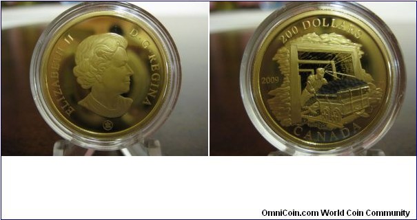 2009 22-KARAT GOLD COIN– COAL MINING TRADE
