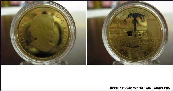 2010 22-KARAT GOLD COIN - PETROLEUM AND OIL TRADE