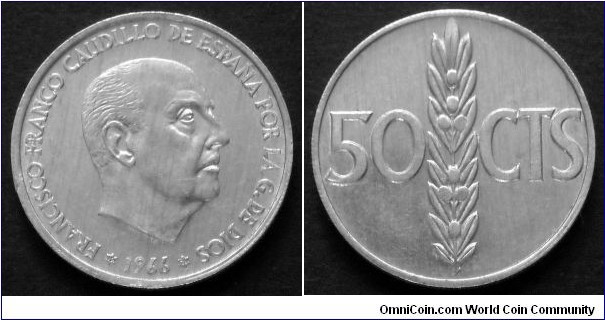 50 centimos.
1966 (1971)