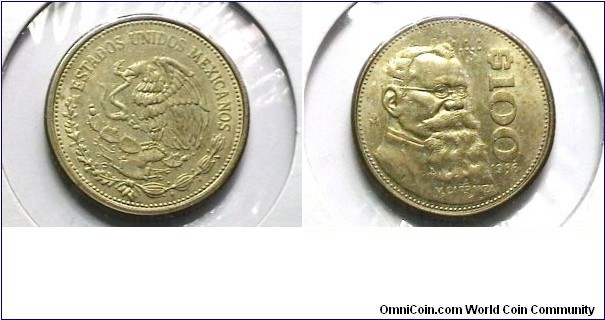 Mexico 1986 100 Pesos Km# 493 