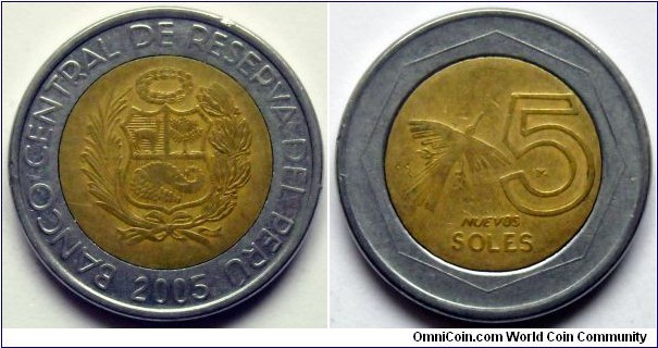 5 nuevo soles.
2005