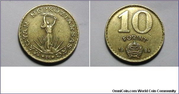 Hungary 1984 10  Forint KM# 636 