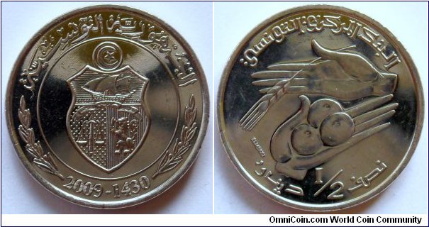1/2 dinar.
2009
