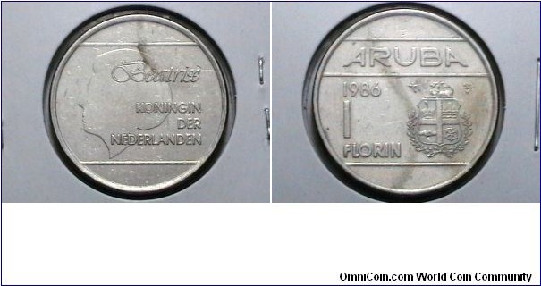 Aruba 1986 1 Florin KM# 5