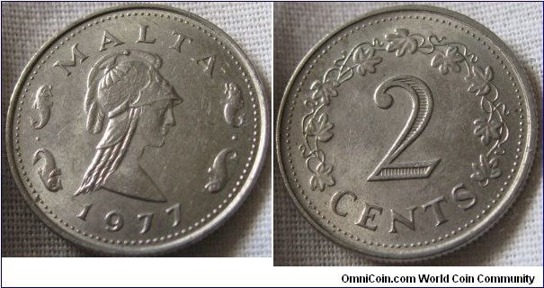1977 2 cents, EF