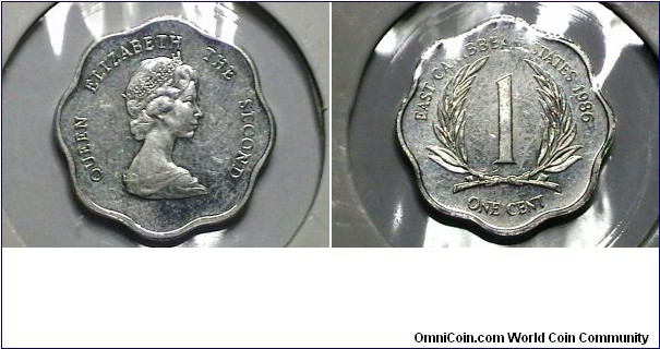 East Caribbean States 1986 1 Cent Km# 10