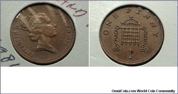 Great Britian 1986 1 Penny KM# 936 