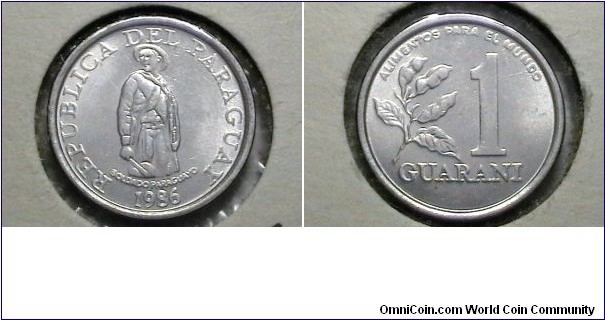 Paraguay 1986 1 Guarani KM# 165