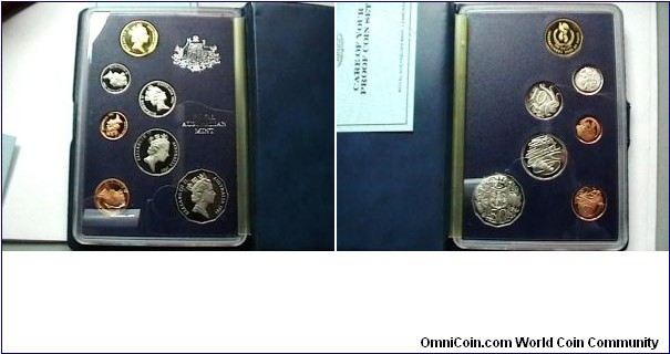 1986 Australia Proof set Km# PS48 