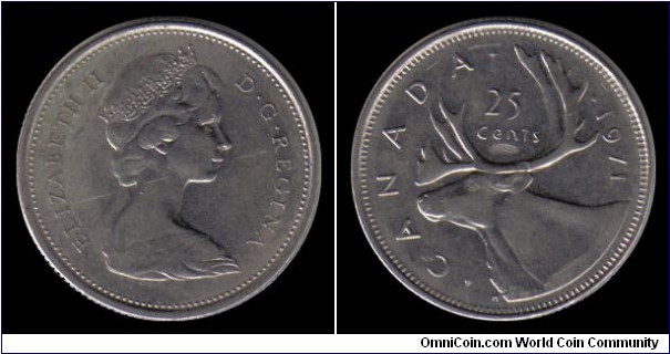 1971 25 Cents