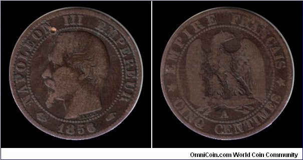 1856A 5 Centimes