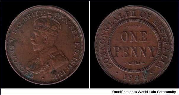 1934(m) 1 Penny