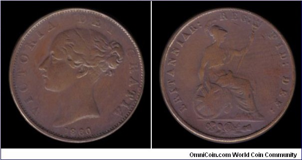 1860 1 Penny