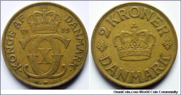 2 kroner.
1939