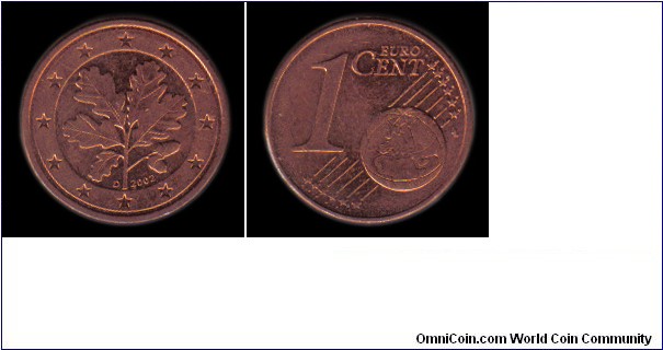 2002D 1 Euro Cent
