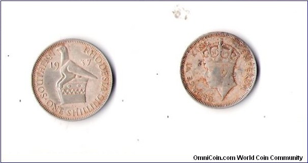 ONE SHILLING. SOUTHEN RHODESIA