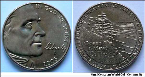 5 cents.
2003 (D)
Ocean View