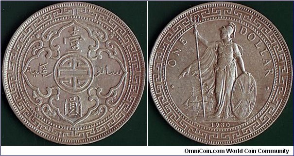 Great Britain 1930 1 Dollar.