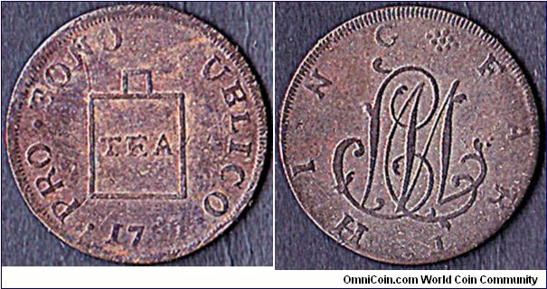 I have been told that this 1 Farthing is from Middlesex.Can someone please confirm this,if possible?