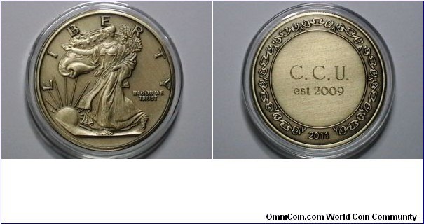 Coin Collectors Unite 2011 Bronze medal 