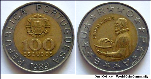 100 escudos.
1989