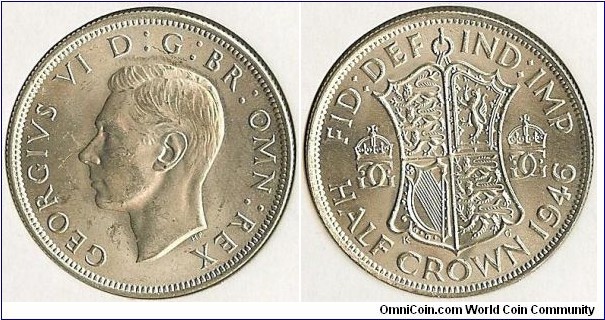 George VI. Halfcrown