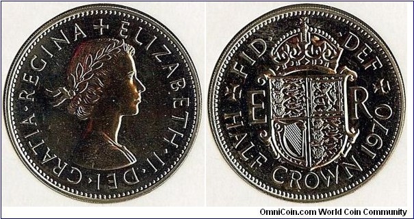 Elizabeth II. Halfcrown - Proof