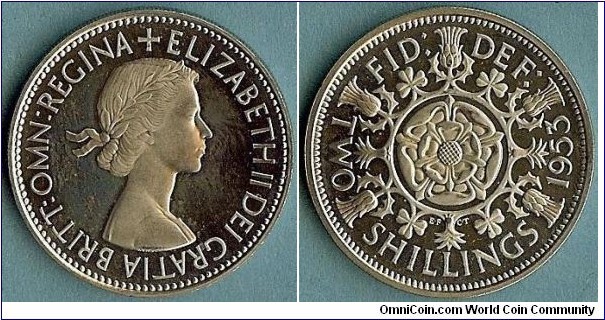 Elizabeth II. Florin
Proof