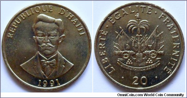 20 centimes.
1991