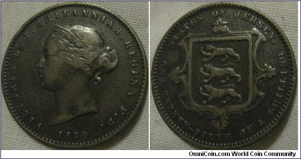 1970 1/26th shilling, F grade