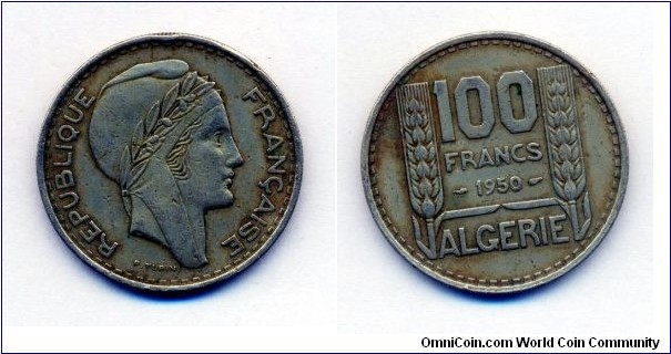 French ALGERIA
100 francs 