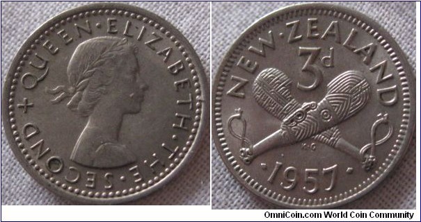 new zealand 1957 3D, EF