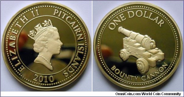 1 dollar.
2010, Pitcairn Islands