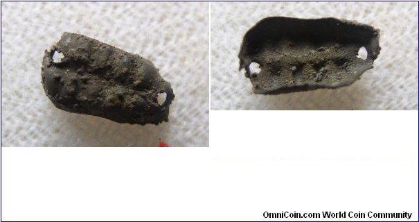 Extremely rare silver shell coin,Zhou dynasty.only discover 1 times to now.8mm daimeter.weight 0.1g.