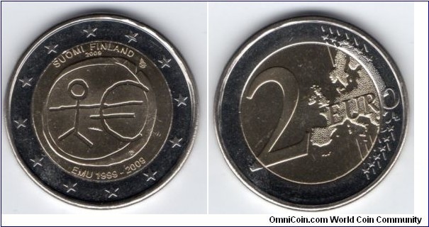 2euros 
EMU
Map of EU 