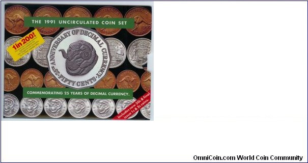 1992 Australian Decimal Mint Set 
