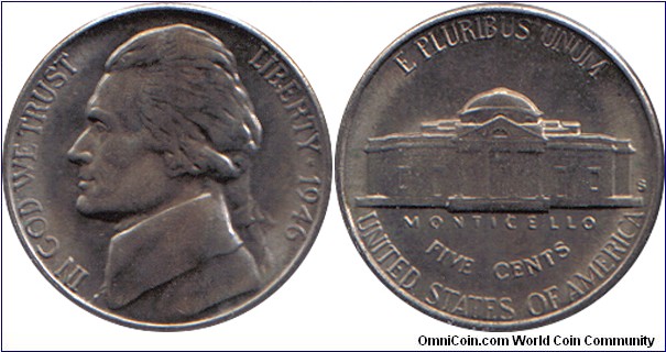 1946S Nickel