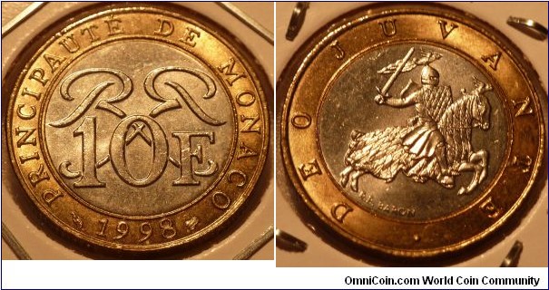 10 Francs, Bimetal