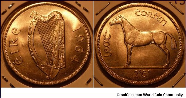 1/2 (half) Crown - Horse