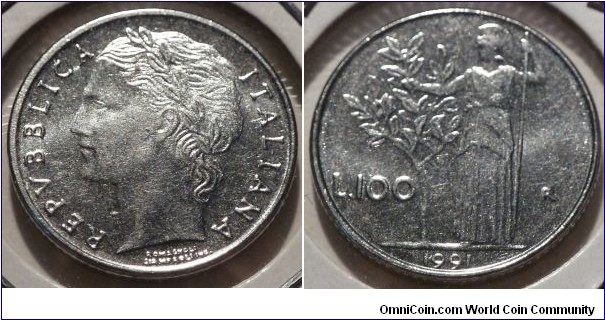 100 Lire, Small type