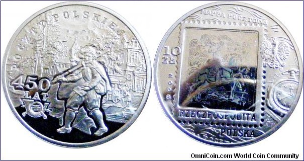 10 zł 14,14 g.,.925 Silver