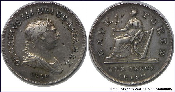 30 Pence bank token