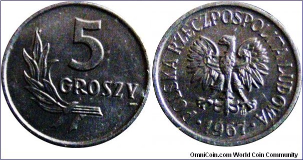 5 Groszy, Aluminium , MW