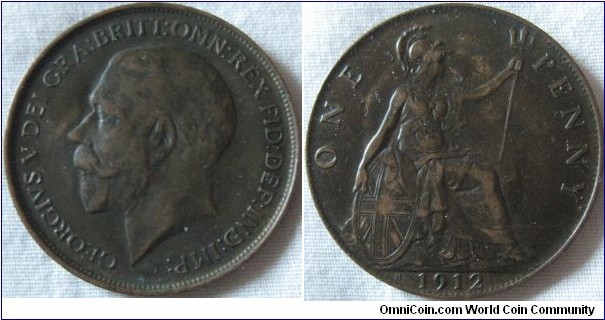 1912H penny aEF plenty of detail