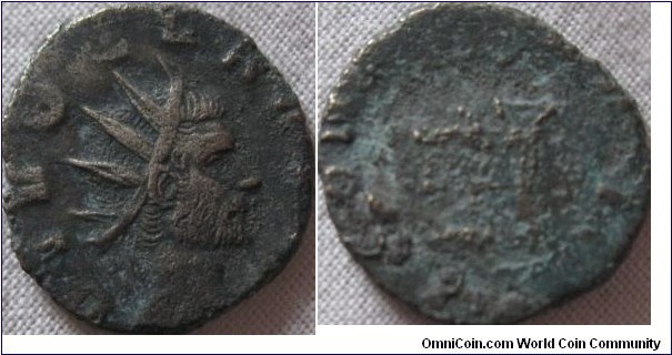 a billon antoninianus of claudius gothicus seaby 3228