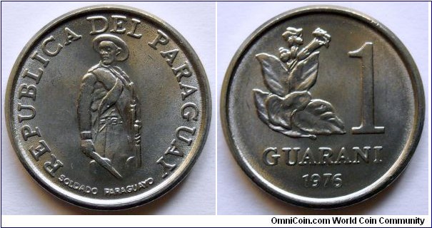 1 guarani.
1976