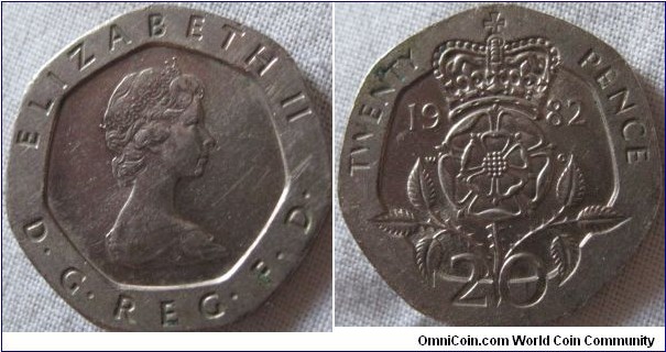1982 20p in EF, a very nice change find