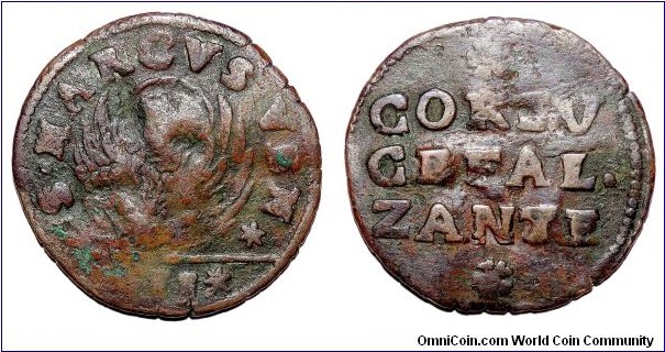 IONIAN ISLANDS~2 Soldi 1600's?. Under Venetian sovereignty for the islands of Corfu, Cephalonia and Zante. *RARE*